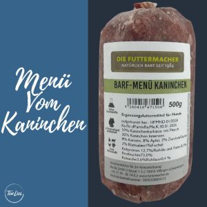 Barf Menü Kaninchen 500g