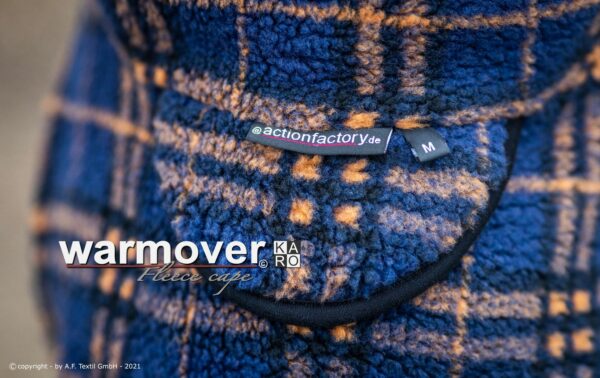 warmover karo fleece cape - limited edition – Bild 3