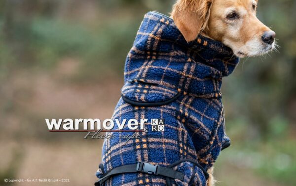 warmover karo fleece cape - limited edition – Bild 4