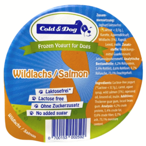 Cold&Dog Eis für Hunde Wildlachs