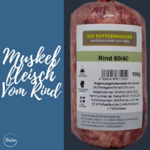 Muskelfleisch Rind fettig 500g