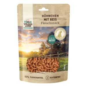 Wildes Land Fleischsnacks Hühnchen mit Reis