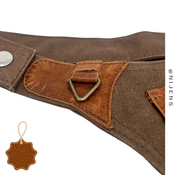 Gassitasche LEDER Dunkel – Bild 3